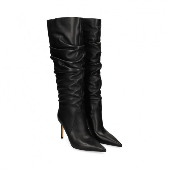 Bota Alta Piel Negro  MICHAEL KORS