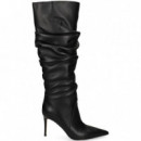 Bota Alta Piel Negro  MICHAEL KORS
