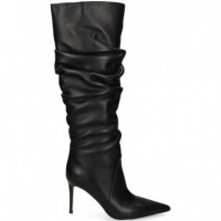 Bota Alta Piel Negro  MICHAEL KORS