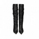 Bota Alta Piel Negro  MICHAEL KORS