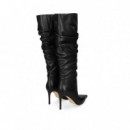 Bota Alta Piel Negro  MICHAEL KORS