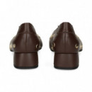 Bailarina Tacon Tachas Piel Moka  MIUXA