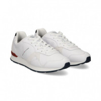 Deportivo Talon Rojo Piel Blanco  TOMMY HILFIGER