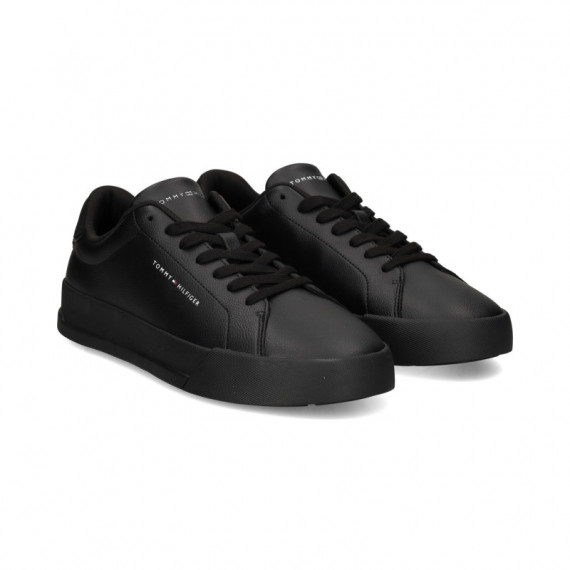 Talon ante Deportivo Piel Negro  TOMMY HILFIGER