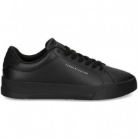 Talon ante Deportivo Piel Negro  TOMMY HILFIGER
