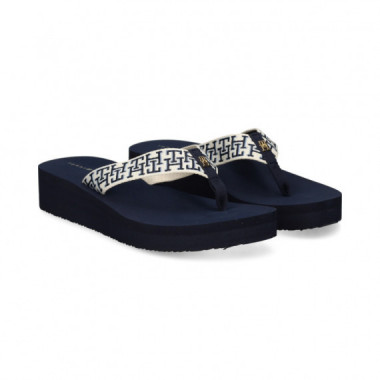 Fitflop Cu&ntilde;a Tira Logo Marino  TOMMY HILFIGER