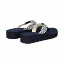 Fitflop Cuña Tira Logo Marino  TOMMY HILFIGER