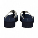 Fitflop Cuña Tira Logo Marino  TOMMY HILFIGER