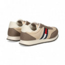 Deportivo Bandera Lado Nylon Taupe  TOMMY HILFIGER