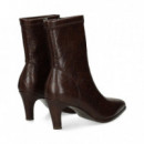 Botin Coco Grabado Piel Moka  LODI