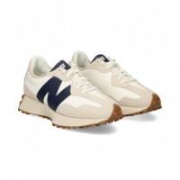 Deportivo Ante+nylon Azul+blanco  NEW BALANCE