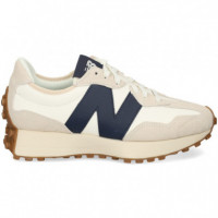 Deportivo Ante+nylon Azul+blanco  NEW BALANCE