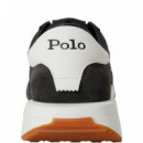 POLO RALPH LAUREN - TRAIN 89 PP-SNEAKERS-LOW TOP LACE - FADED BLACK - 809P15709001/FADED BLACK