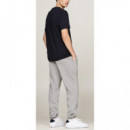 TOMMY HILFIGER - HILFIGER CHEST INSERT TEE - DW5 - F|MW0MW36498/DW5