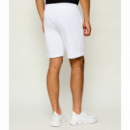 Bermuda EA7 Emporio Armani blanca logotipo negro