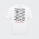 SS 16S CK TRVL LINES GRAPHIC TEE BRIGHT