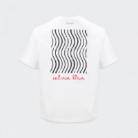 SS 16S CK TRVL LINES GRAPHIC TEE BRIGHT