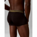 LOW RISE TRUNK 3PK BLACK W/ BRONZE FLASH MICROFIBRA
