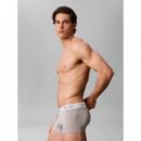 LOW RISE TRUNK 3PK BLACK/GREY HEATHER/DA