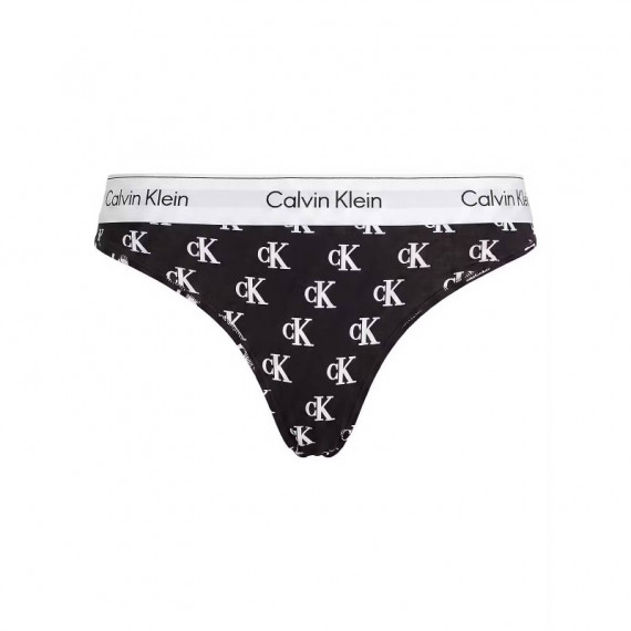 THONG COLLEGIATE LOGO SMALL+BLACK