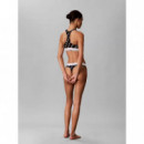 THONG COLLEGIATE LOGO SMALL+BLACK