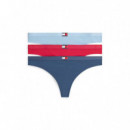 3 PACK THONG V PINK/L P BLUE/A SEA