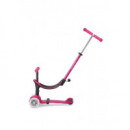 Patinete MINI2GROW 4EN1 Deluxe Magic Led Rosa  M-CRO