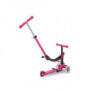 Patinete MINI2GROW 4EN1 Deluxe Magic Led Rosa  M-CRO