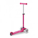 Patinete MINI2GROW 4EN1 Deluxe Magic Led Rosa  M-CRO