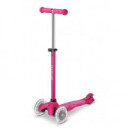 Patinete MINI2GROW 4EN1 Deluxe Magic Led Rosa  M-CRO