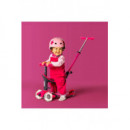 Patinete MINI2GROW 4EN1 Deluxe Magic Led Rosa  M-CRO
