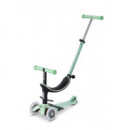 Patinete MINI2GROW 4EN1 Deluxe Magic Led Menta  M-CRO