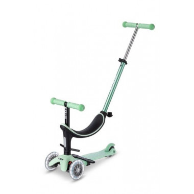 Patinete MINI2GROW 4EN1 Deluxe Magic Led Menta  M-CRO