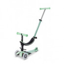 Patinete MINI2GROW 4EN1 Deluxe Magic Led Menta  M-CRO