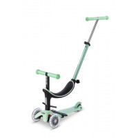 Patinete MINI2GROW 4EN1 Deluxe Magic Led Menta  M-CRO