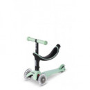 Patinete MINI2GROW 4EN1 Deluxe Magic Led Menta  M-CRO
