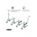 Patinete MINI2GROW 4EN1 Deluxe Magic Led Menta  M-CRO