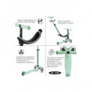 Patinete MINI2GROW 4EN1 Deluxe Magic Led Menta  M-CRO