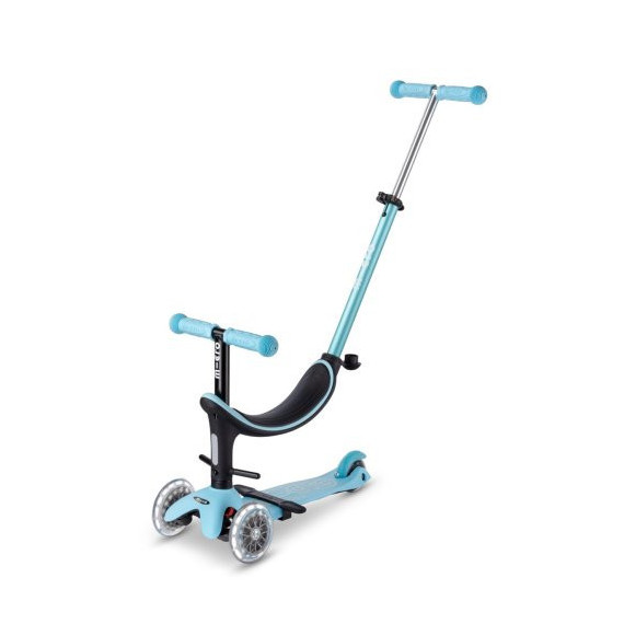 Patinete MINI2GROW 4EN1 Deluxe Magic Led Azul  M-CRO