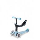 Patinete MINI2GROW 4EN1 Deluxe Magic Led Azul  M-CRO
