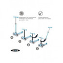Patinete MINI2GROW 4EN1 Deluxe Magic Led Azul  M-CRO