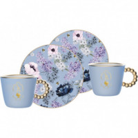 Set Bialetti 2 Tazas Café Bridgerton