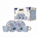 Set Bialetti 2 Tazas Café Bridgerton