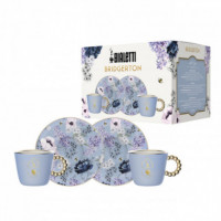 Set Bialetti 2 Tazas Café Bridgerton