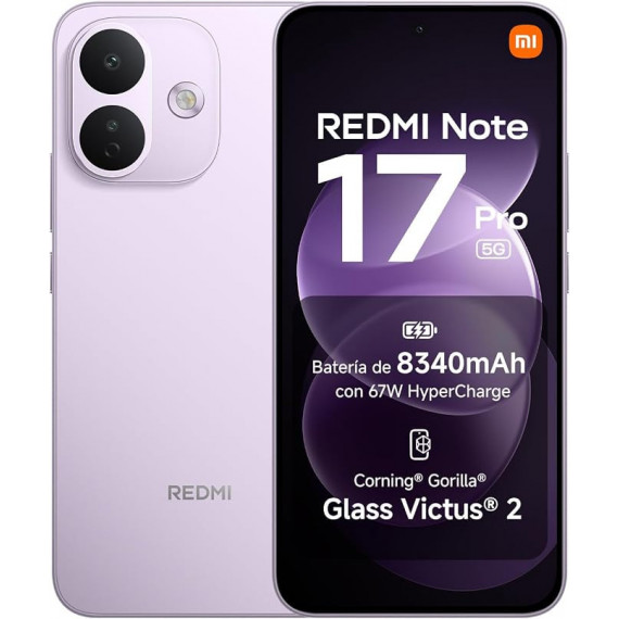 Teléfono Xiaomi Redmi Note 17 Pro 6.99" 256GB / 6GB / 5G Púrpura