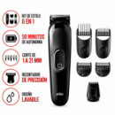 Cortapelos 6 en 1 con Bateria BRAUN