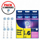 Cabezal de Recambio Pack 6 Uds BRAUN