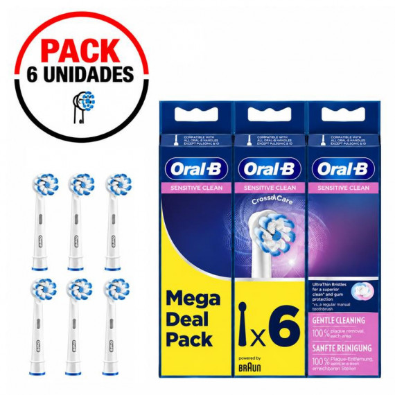 Cabezal de Recambio Pack 6 Uds BRAUN