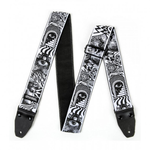 Correa Dunlop Guit- bajo I Love Dust Skulls - B-w  JIM DUNLOP