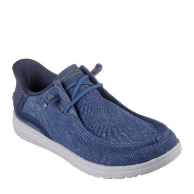 Skechers Mocasines Melson Azules 210959-DEN